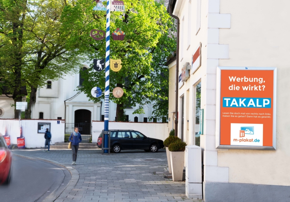 City Light Poster Format - Außenwerbung in München