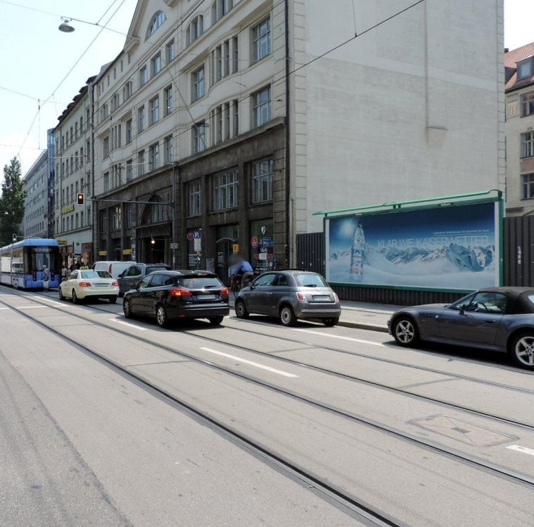 Außenwerbung - Panoramawerbung Bayer Str. 61  - 36/1-Panoramafläche