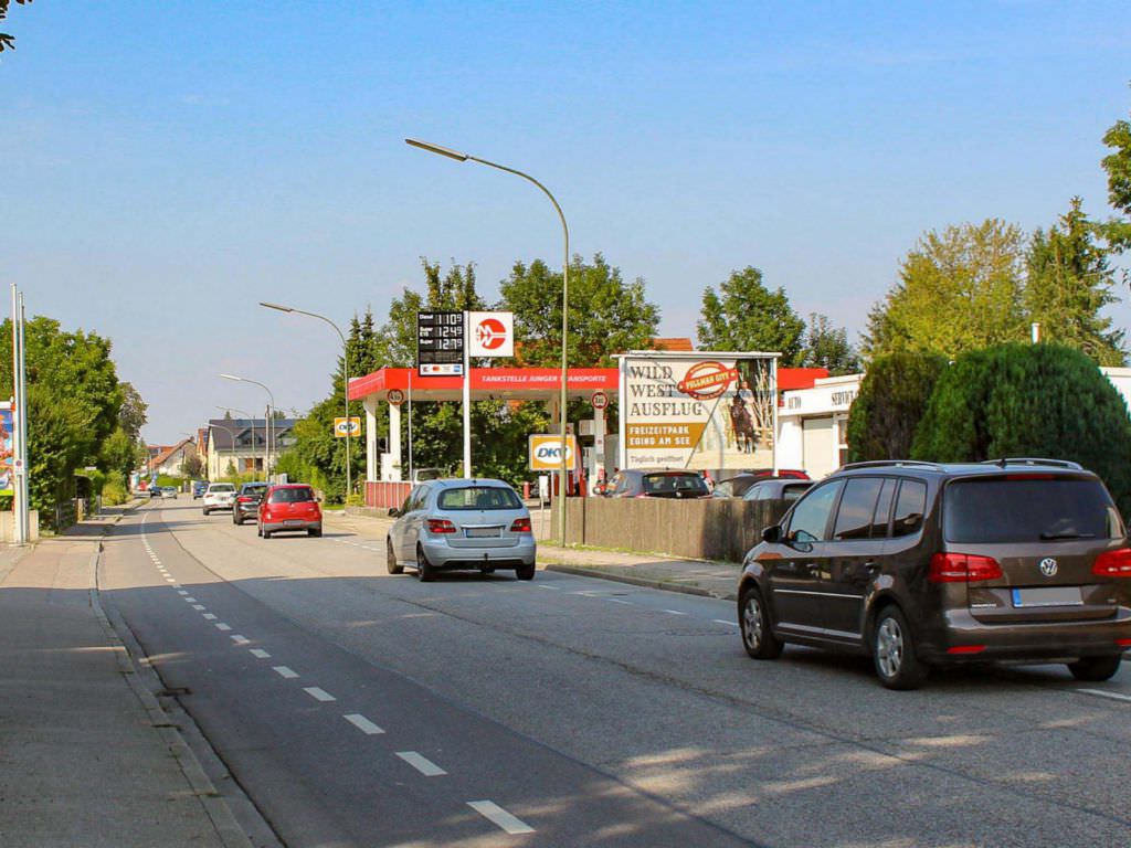Aussenwerbung in Erding - Dominant im Straßenbild