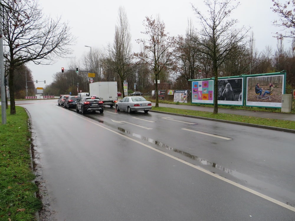 Werbung auf Großfläche in München